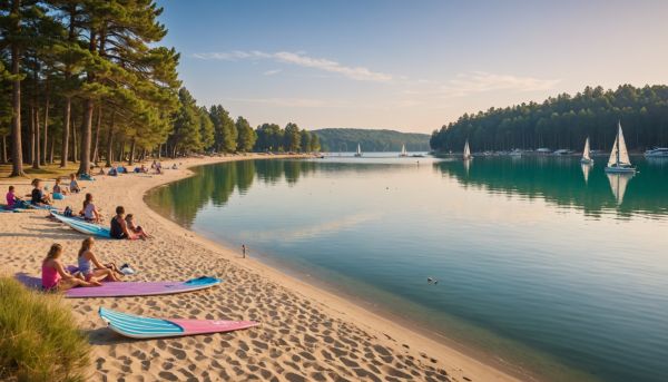 Découvrir le lac de Sanguinet : activités et plages