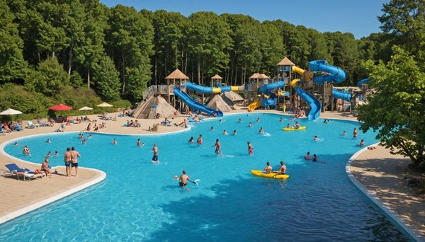 Détente ultime : explorez le parc aquatique de camping en morbihan