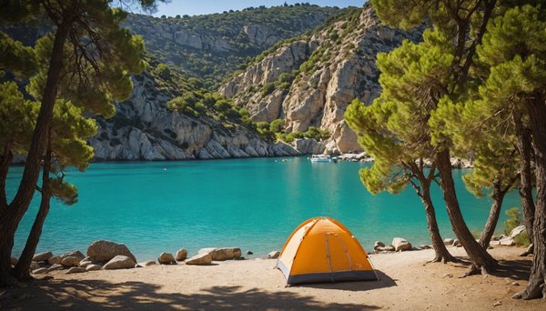 Où trouver un camping avec lagon en méditerranée ?